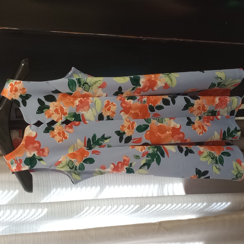 Vince Camuto Floral Sleeveless Dress